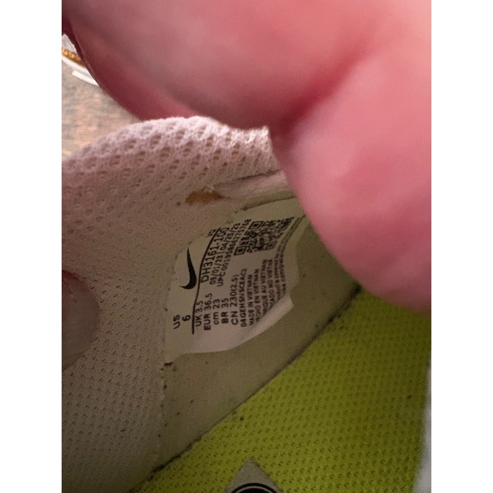 Nike Court Legacy Next Nature Womens Shoes White Black Ochre DH3161-100 Size 6 - Picture 7 of 11